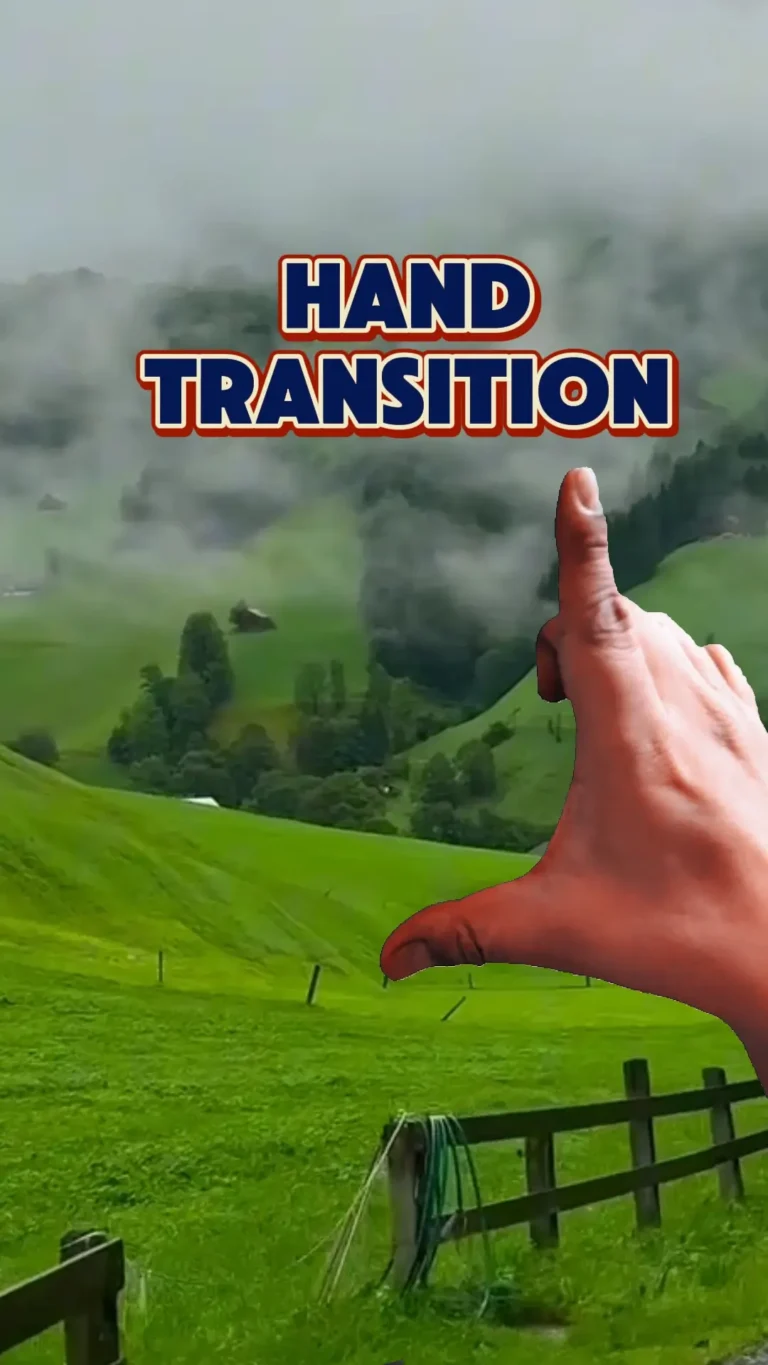 Hand Transition Capcut Template